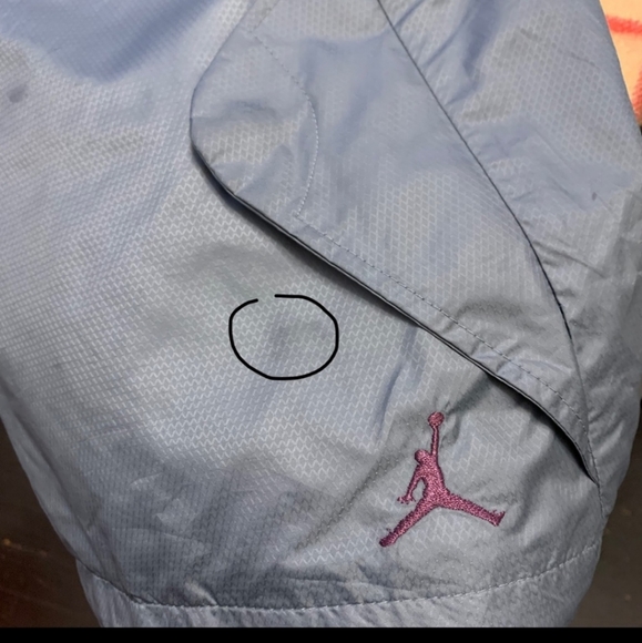 Jordan Jacket Grey Lined Death Defying Flying 360 Slam Dunk Basketball - Picture 14 of 15